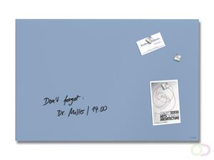 sigel Glas-Magnettafel artverum, pastellblau, (B)600 mm