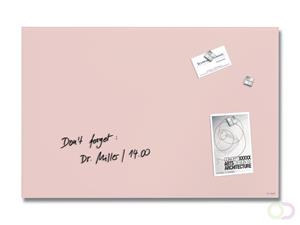 Glas-magneetbord Sigel Artverum mat rosÃ©. 600x400x15mm