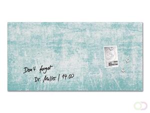 sigel Glas-Magnettafel artverum Turquoise Wall, (B)910 mm