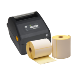 Zebra DPD starterspakket:  ZD421D printer + 12 rollen  compatible