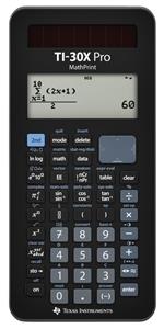 Texas Instruments Texas wetenschappelijke rekenmachine TI-30X Pro MathPrint, in een kartonnen doosje