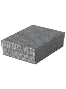 Esselte Home Opberg- en Geschenkdoos 628285 Middelgrot Flat 100% Gerecycled Karton Grijs 265 x 360 x 100 mm 3 Stuks