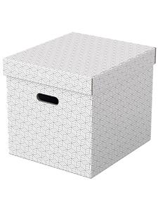 Esselte Aufbewahrungsbox Home Cube, 3er Set, weiß