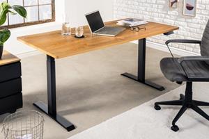 Invicta Interior Zit Sta Bureau Elektrisch Zwart 160cm - 41930
