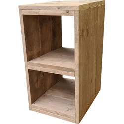 Wood4you bureaukast steigerhout 34Bx49Dx72H 49cm