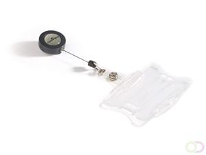 DURABLE Ausweishalter DOPPELBOX mit Jojo, transparent 7