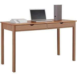 My home Bureau Gava van massief grenenhout, met praktische verzonken grepen, in verschillende kleurvarianten, breedte 140 cm