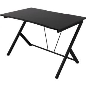 DELTACO GAMING Gaming table Spieltisch (Metallbeine, MDF Oberfläche, Headsethalter, Becherhalter)