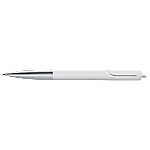 Kugelschreiber LAMY 283 noto, Dreieck-Korpus, nachfüllbar, schwarzschreibende Mine, weiß-silber