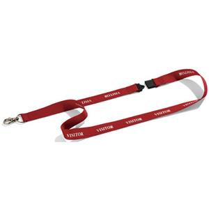 DURABLE Textilband 20 VISITOR, Länge: 440 mm, rot