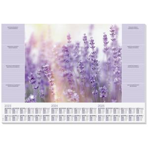SIGEL Schreibtischunterlage Lavendel lila 30 Blatt