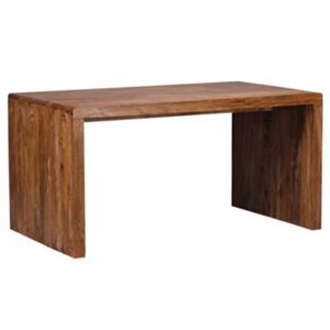 FineBuy Schreibtisch Braun 80 cm breit braun