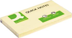 (0.00 EUR / StÃ¼ck) Q-CONNECT Haftnotizen 75 x 127mm 100 Blatt gelb