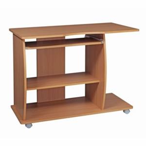 FineBuy Schreibtisch Braun 50 cm breit braun
