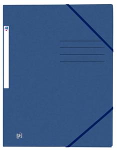 Elastomap Oxford Top File+ A4 donkerblauw