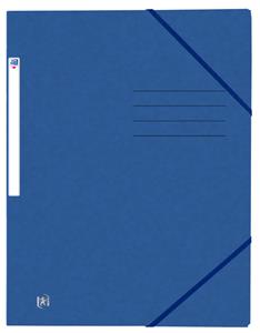 (1.11 EUR / StÃ¼ck) Oxford Eckspanner TOP FILE+ DIN A4 Colorspankarton blau