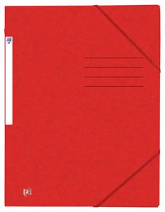 (1.98 EUR / StÃ¼ck) Oxford Eckspanner TOP FILE+ DIN A4 Colorspankarton rot