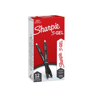 Sharpie S-gel roller, medium punt, blauw