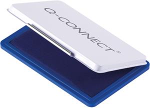 Q-CONNECT stempelkussen, ft 110 x 70 mm, blauw