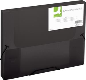(2.95 EUR / StÃ¼ck) Q-CONNECT Sammelmappe KF02309, A4 Kunststoff, fÃ¼r ca. 250 Blatt, schwarz transparent