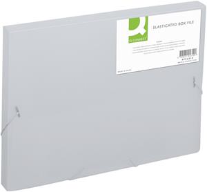 (2.95 EUR / StÃ¼ck) Q-CONNECT Sammelmappe KF02310, A4 Kunststoff, fÃ¼r ca. 250 Blatt, farblos transparent