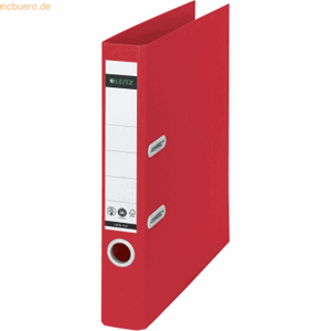 Leitz Ordner Recycle 180 Grad A4 schmal 50mm rot