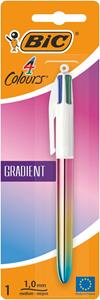 Bic 4 Colours Gradient balpen, medium, op blister