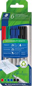 STAEDTLER Lumocolor NonPermanent-Marker 316F, 6er Etui