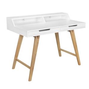 FineBuy Schreibtisch Weiß 60 cm breit weiß