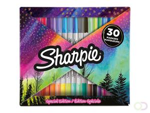 Sharpie S-Note markeerstift, fijn, assorti, doos van 30 stuks