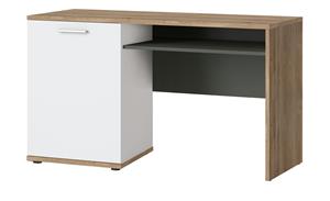 Schreibtisch ¦ holzfarben ¦ Maße (cm): B: 130 H: 74,5 T: 50  - Möbel Kraft