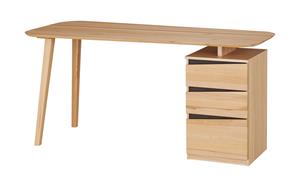 Schreibtisch ¦ holzfarben ¦ Maße (cm): B: 150 H: 72,5 T: 67  - Möbel Kraft
