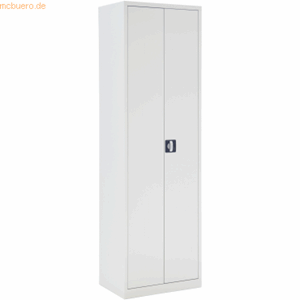 Bisley ECO Flügeltürenschrank Eco montiert 4 Böden 5 OH HxBxT 195xB60x