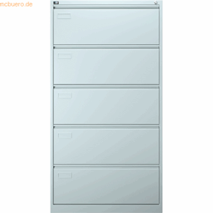 Bisley ECO Hängeregistraturschrank Eco 5 Schübe HxbxT 1596x842x620mm l