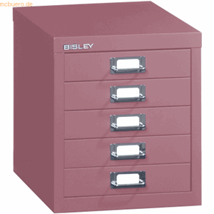 Bisley Schubladenschrank Basis A4 5 Schübe  Pink