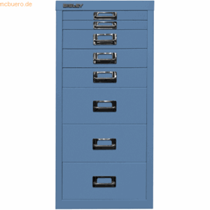 Bisley Schubladenschrank MultiDrawer A4 8 Schübe blau