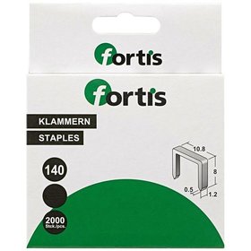FORTIS Heftklammer 6mm, 2000 Stück