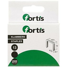 FORTIS Heftklammer 8mm, 2000 Stück