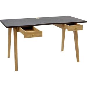 Woodman Bureau Peer in scandinavisch design, tafelpoten van massief eiken