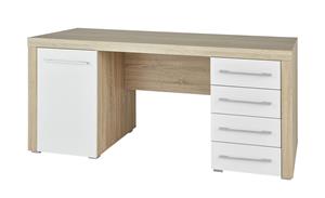 Schreibtisch ¦ weiß ¦ Maße (cm): B: 160 H: 75 T: 70  - Möbel Kraft
