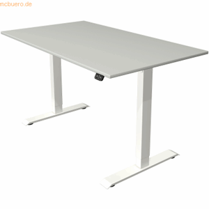 Kerkmann Zit/sta bureau Move1 wit, memory functie, B140 x D80 x H74-123 cm