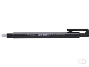 Tombow gumstift MONO zero met rechthoekige punt, navulbaar, zwart