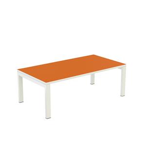 Paperflow Bijzettafel easyDesk, h x b x d = 400 x 1140 x 600 mm, oranje