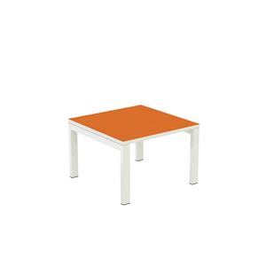 Paperflow Bijzettafel easyDesk, h x b x d = 400 x 600 x 600 mm, oranje