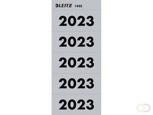 Leitz Zelfklevende rugetiketten jaartal 2023 Grijs 60 x 25,5 mm Pak van 100