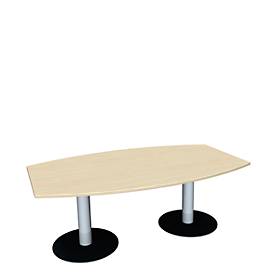 Vergadertafel, B 2000 mm, esdoorn