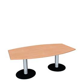 Vergadertafel, B 2000 mm, beuken
