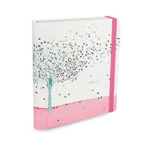 Peter Pauper Adresboek Tree of hearts - A5 (large)
