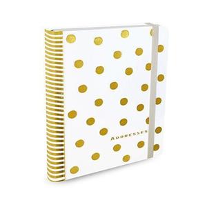 Peter Pauper Adresboek Gold Dots - A5 (large)