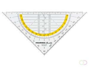 Geodriehoek Rumold 160mm transparant